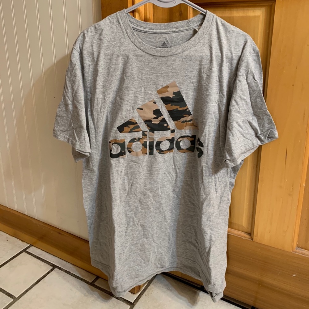 Adidas Camo logo shirt